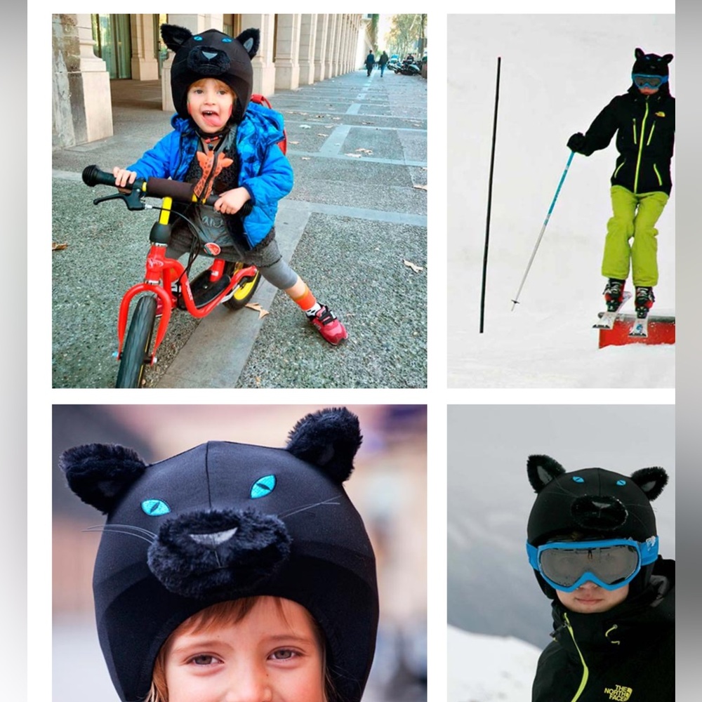 Helmet cover Black Panther for Kids